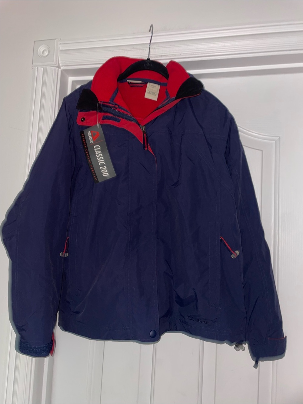 LL BEAN WOMENS VTG 3 In 1 POLARTEC CLASSIC 200 COAT SZ MEDIUM NWT